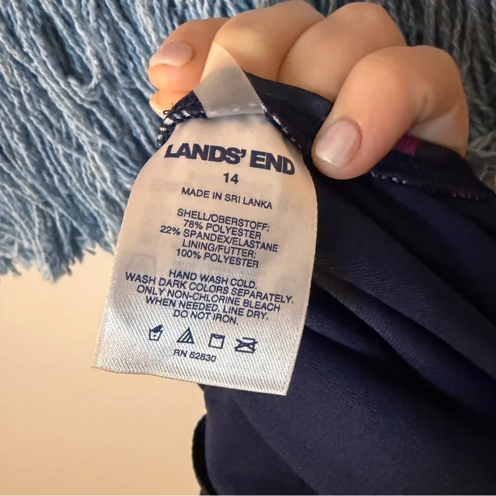 Lands’ End One Piece Swim Suit 14 - Picture 5 of 5